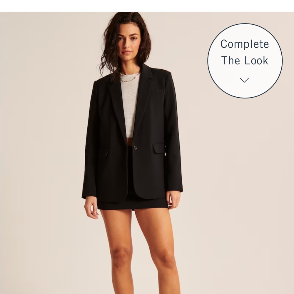 🔥🔥🔥Abercrombie & Fitch Black Blazer Jacket